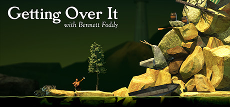 Steam header art for Getting Over It with Bennett Foddy