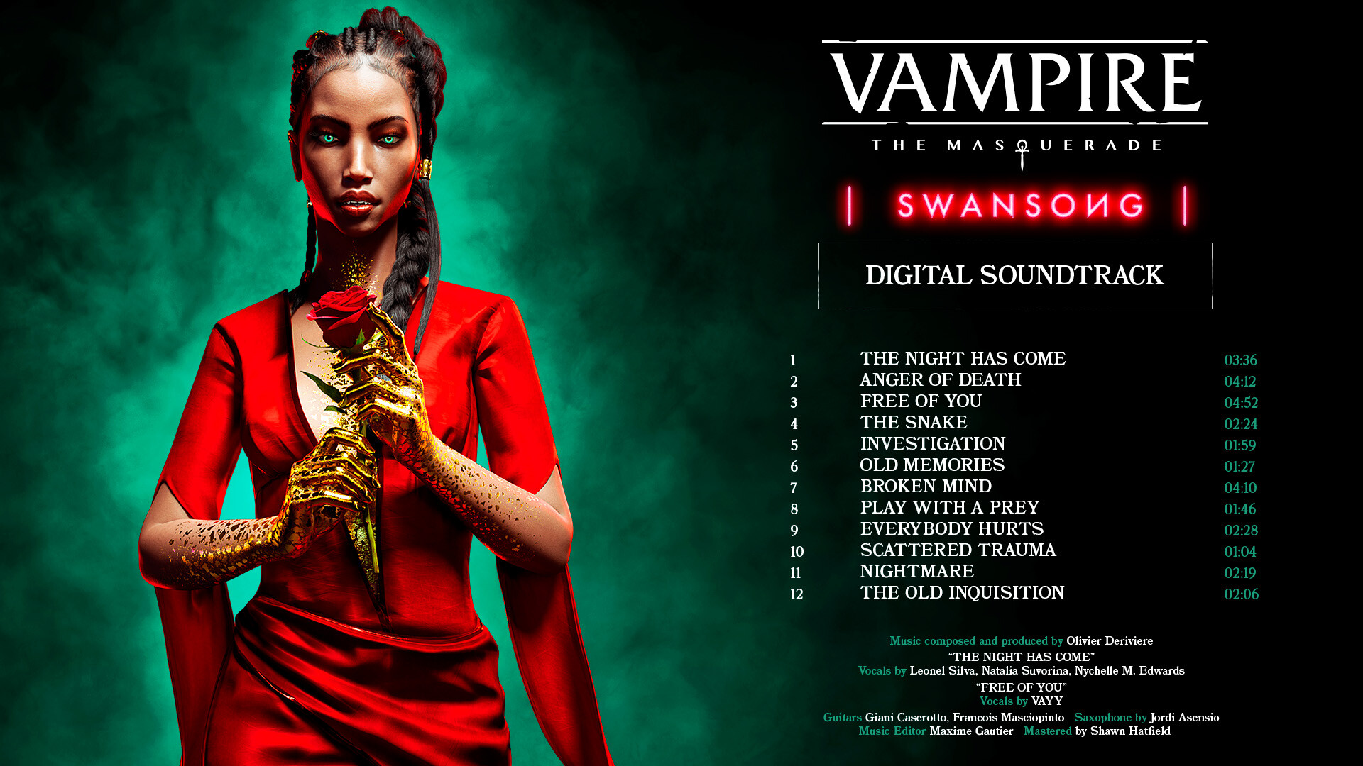 Vampire: The Masquerade - Swansong Digital Soundtrack Featured Screenshot #1