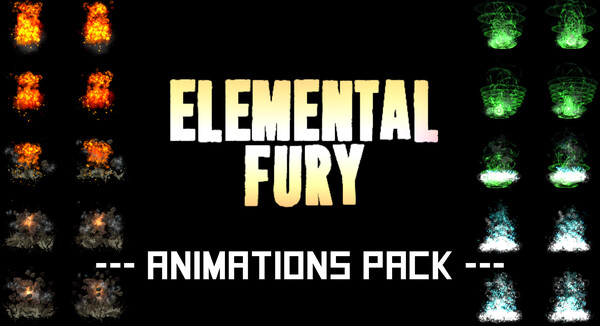 RPG Maker MV - Elemental Fury Animations Pack