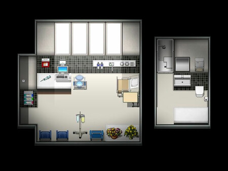 RPG Maker MV - KR Modern Hospital Tileset screenshot 8