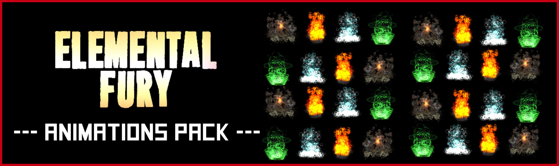 RPG Maker MZ - Elemental Fury Animations Pack Featured Screenshot #1