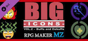 RPG Maker MZ - Big Icons Vol.2 - Buffs and Debuffs