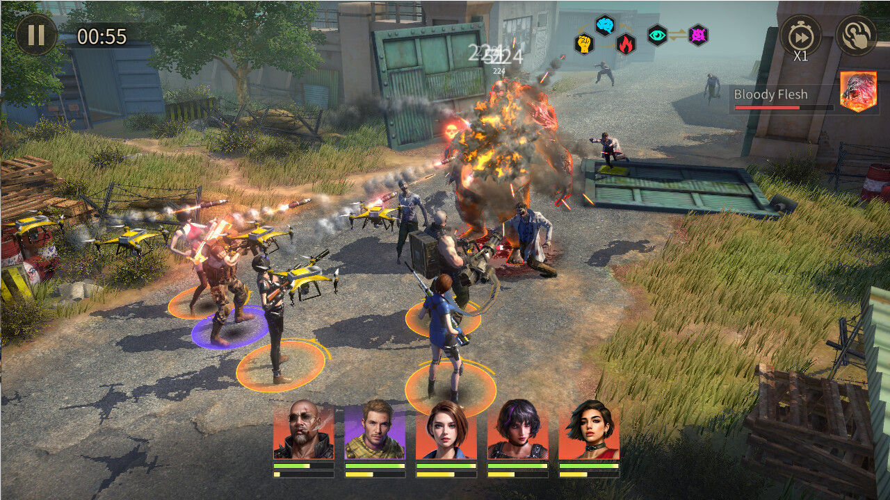 Zombiflux: Sleepless War Featured Screenshot #1