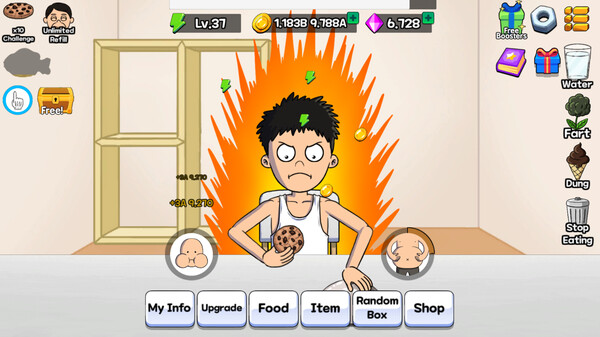 Food Fighter Clicker Games screenshot 1