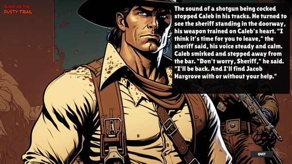 Blood On The Dusty Trail.