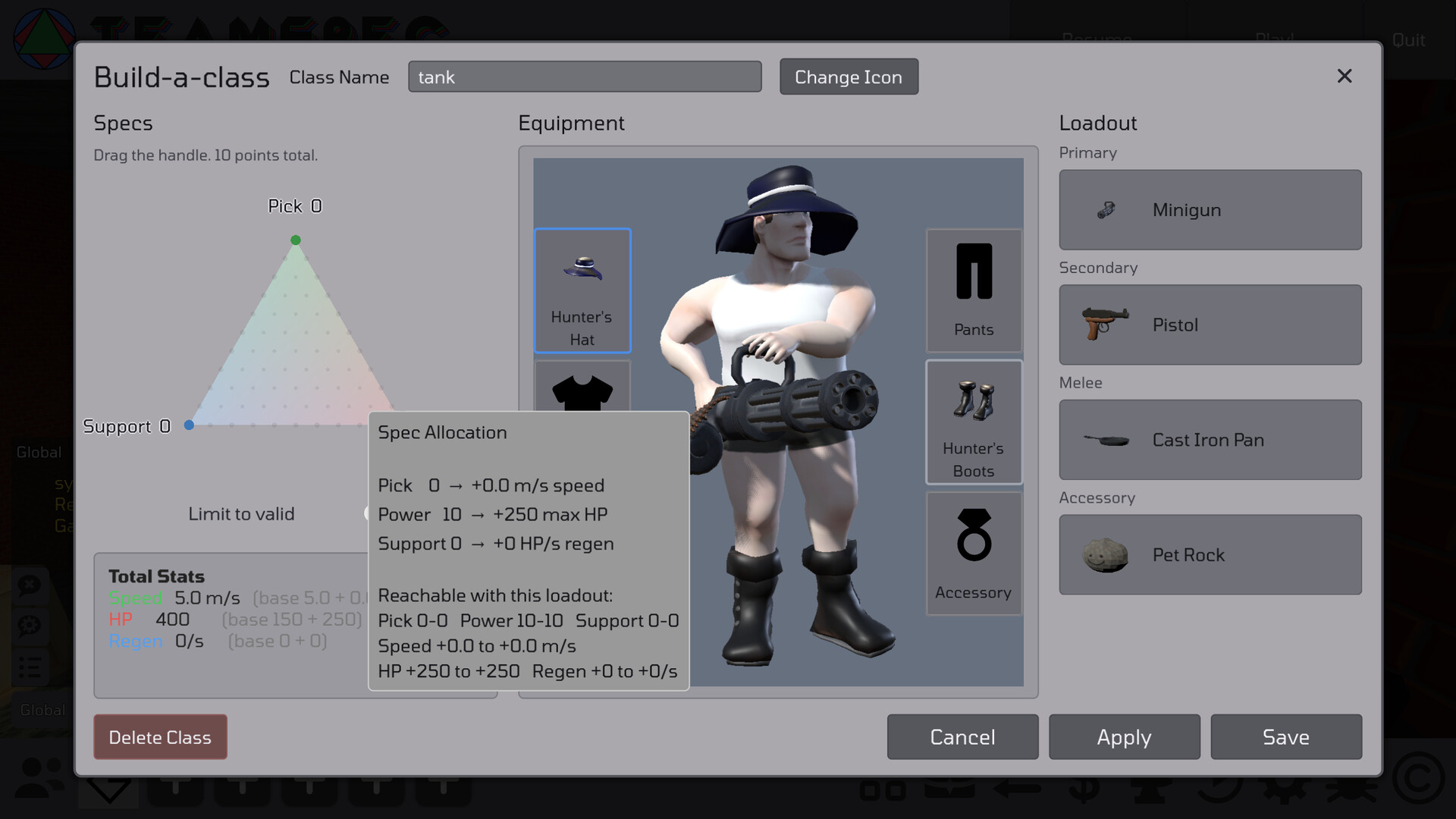 TeamSpec screenshot #1