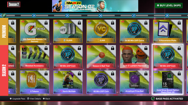 NBA 2K24 Pro Pass: Season 2