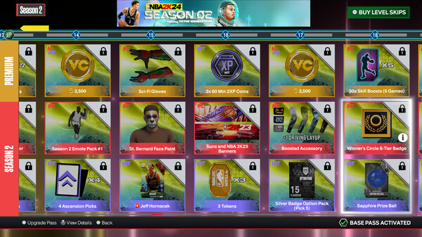NBA 2K24 Pro Pass: Season 2