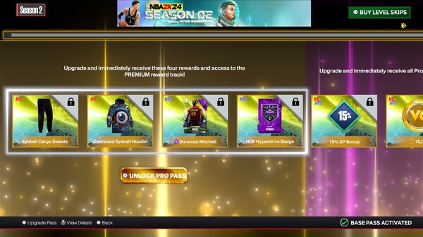 NBA 2K24 Hall of Fame Pass: Season 2