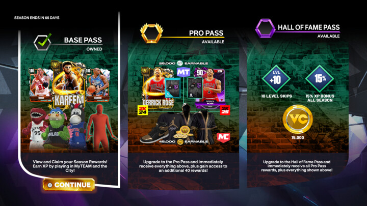 NBA 2K24 Hall of Fame Pass: Season 8 Featured Screenshot #1