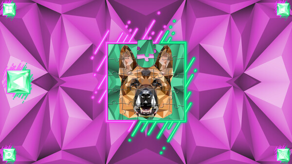 Скриншот 4 из игры Poly Jigsaw: Dogs