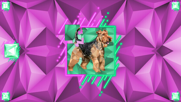 Poly Jigsaw: Dogs