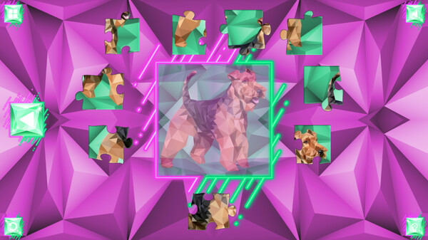 Скриншот 1 из игры Poly Jigsaw: Dogs