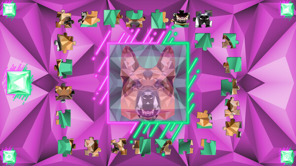 Poly Jigsaw: Dogs