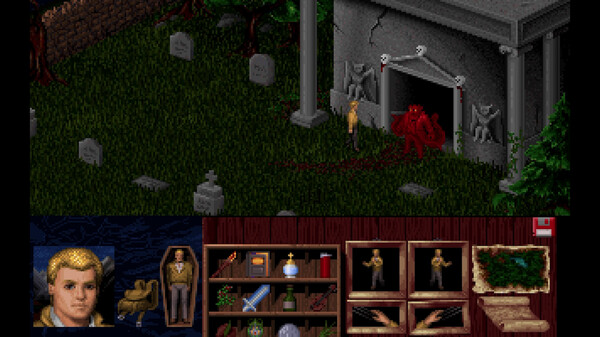 Screenshot z Veil of Darkness