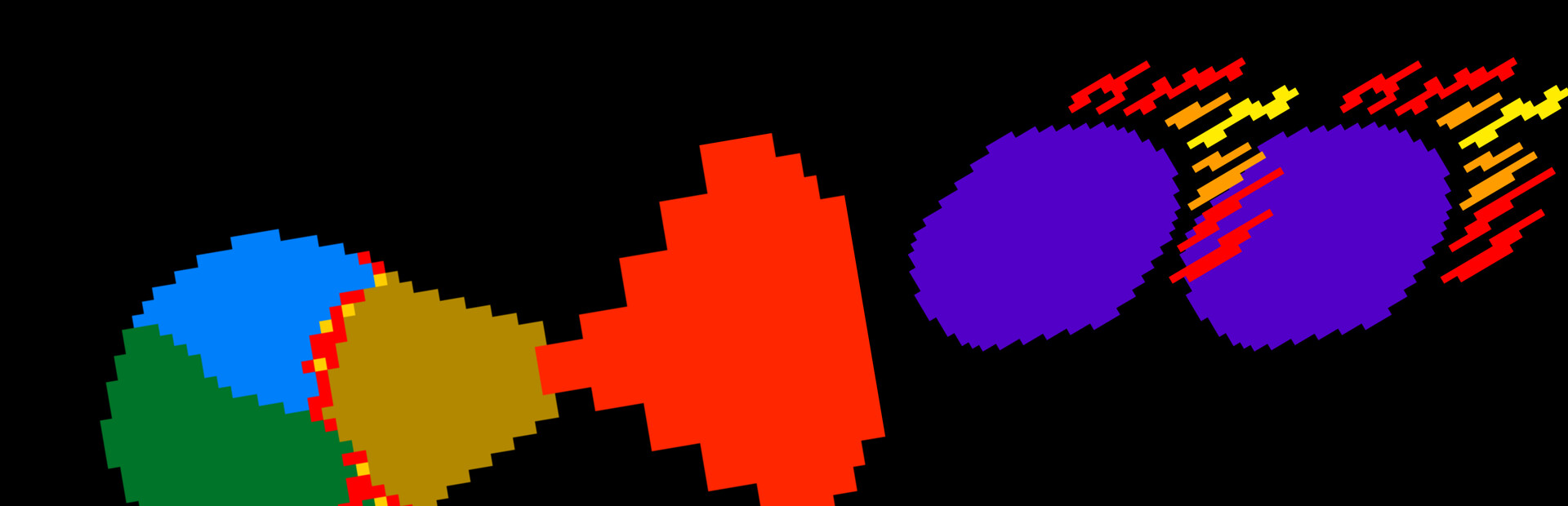 火山噴火で隕石を破壊するゲーム