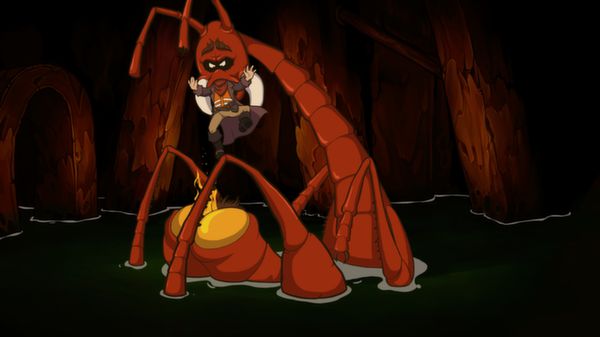 Screenshot z Goodbye Deponia
