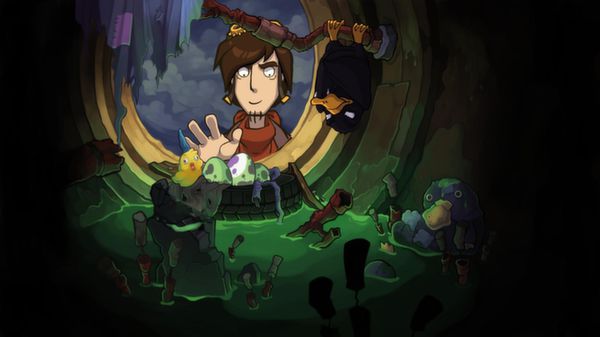 Screenshot z Goodbye Deponia