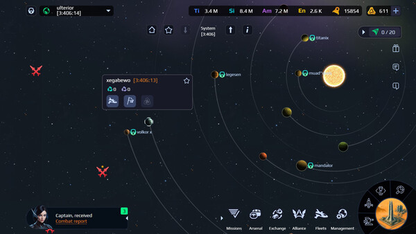 Screenshot z War For Galaxy: New Era