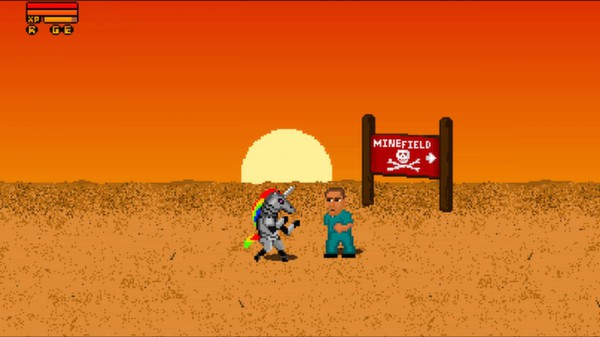 Fist Puncher: Robot Unicorn Attack Character