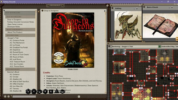 Fantasy Grounds - Drop-in Dungeons: 2nd Level Adventures
