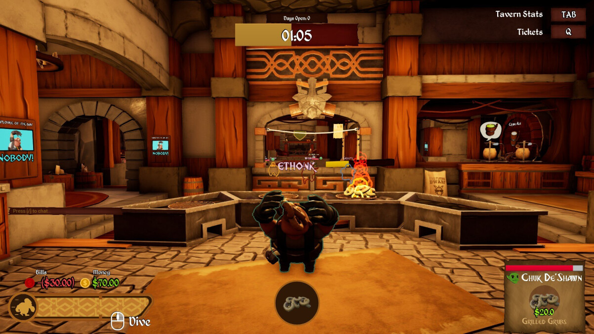 Screenshot of Bronzebeard's Tavern