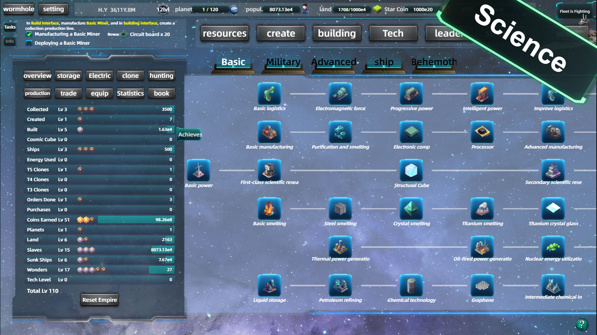 Space industrial empire screenshot #3