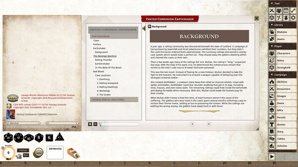 Fantasy Grounds - Earthshaker Fantasy Adventure