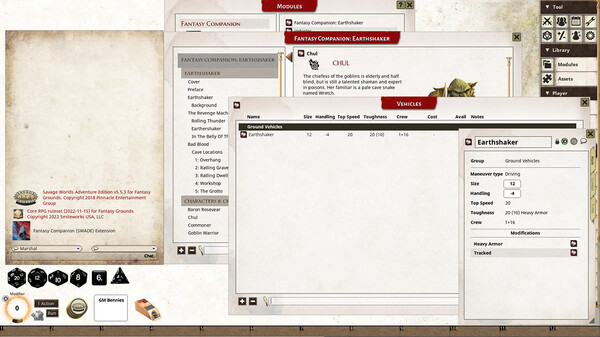 Fantasy Grounds - Earthshaker Fantasy Adventure