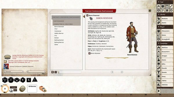 Fantasy Grounds - Earthshaker Fantasy Adventure