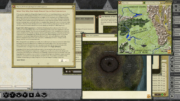 Fantasy Grounds - Aegis of Empires 6: Knight Fall in Old Curgantium