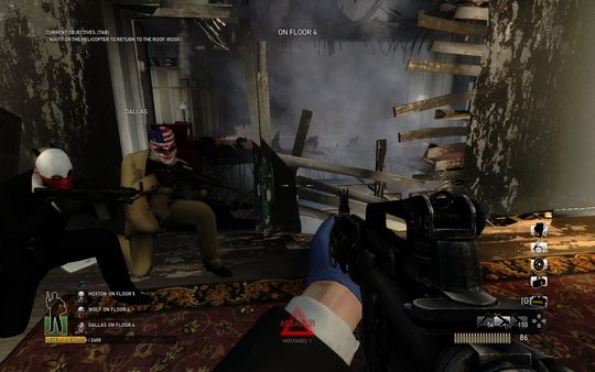 Screenshot z PAYDAY: The Heist