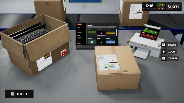 Parcel Simulator