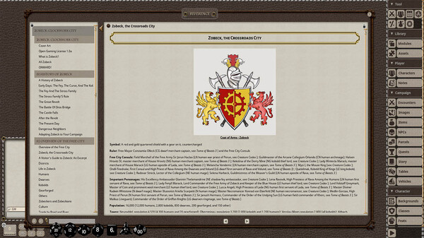 Fantasy Grounds - Zobeck: The Clockwork City Collector Edition