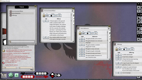 Fantasy Grounds - Shadow of the Demon Lord Monstrous Pack 3 - The Faerie and the Genie