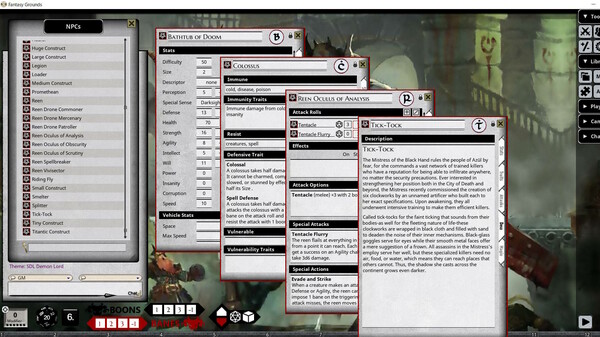 Fantasy Grounds - Shadow of the Demon Lord Monstrous Pack 5 - The Constructed