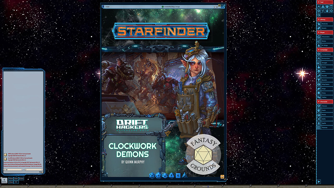 Fantasy Grounds - Starfinder RPG - Adventure Path #50: Clockwork Demons (Drift Hackers 2 of 3) Featured Screenshot #1