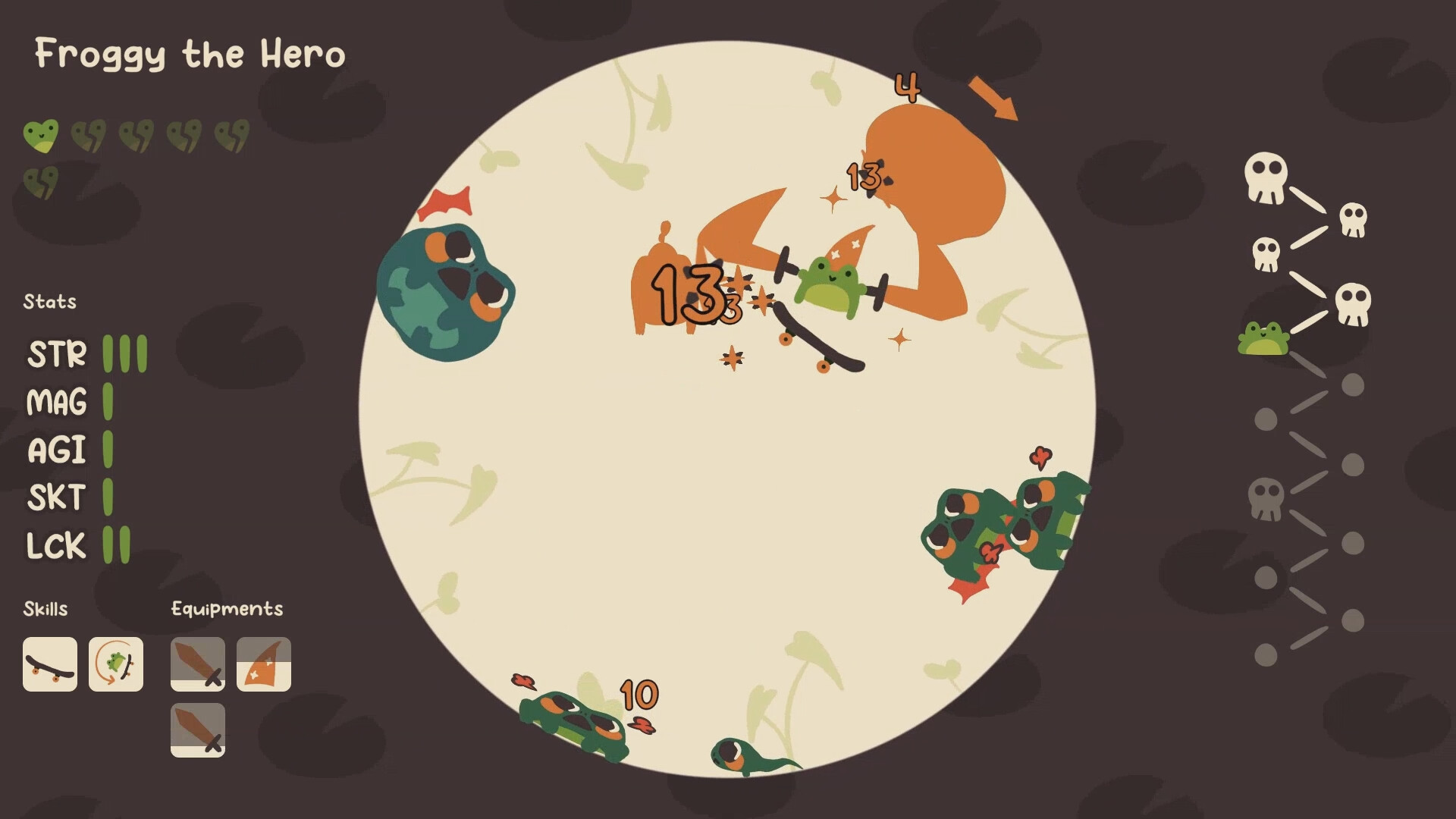 Froggy's Battle screenshot