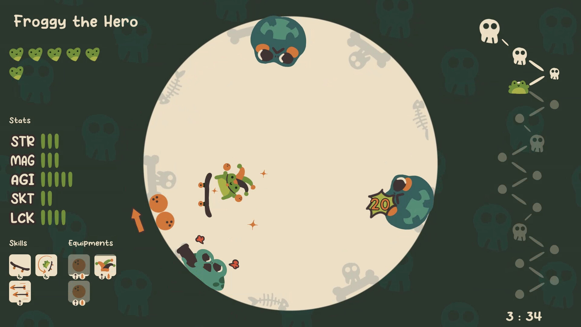 Froggy's Battle screenshot 2