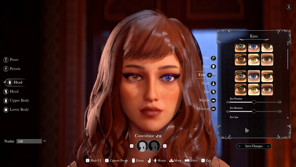 Screenshot z Concubine