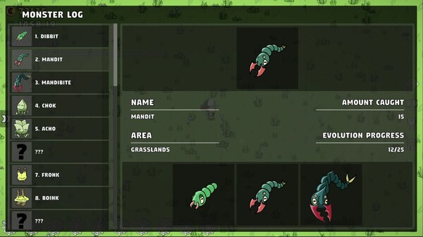 Screenshot z Collectamon