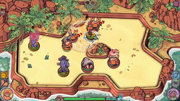 Screenshot z Flick Shot Rogues