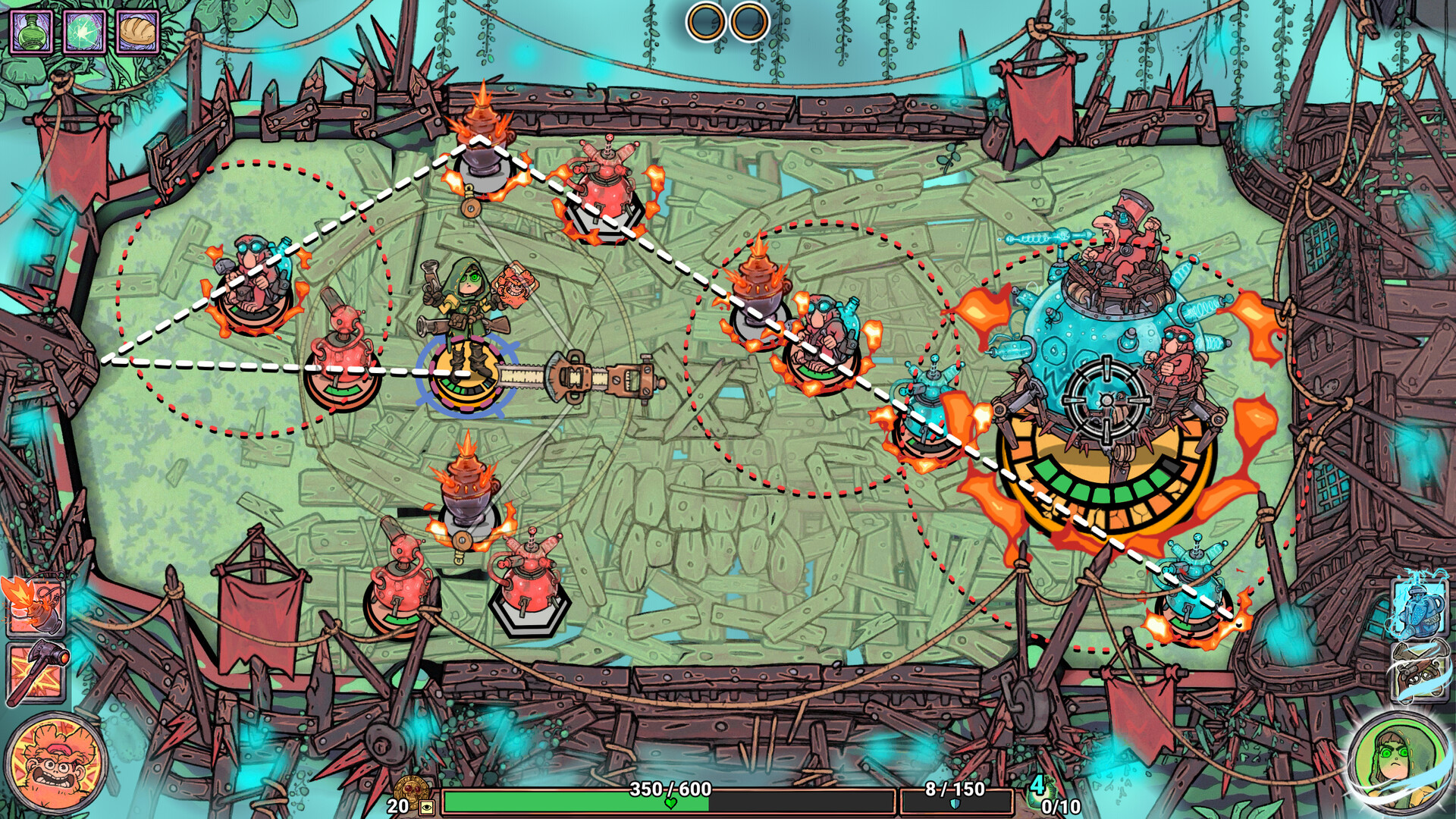 Screenshot of Flick Shot Rogues