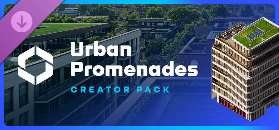 Cities: Skylines II - Creator Pack: Urban Promenades cover art