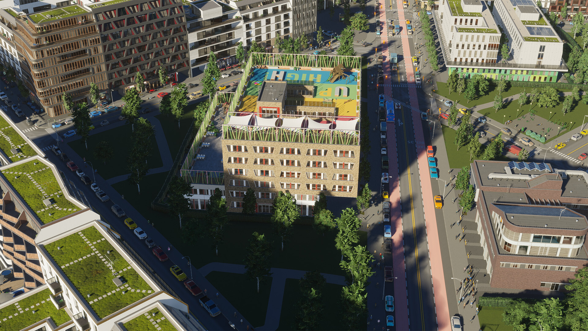 Cities: Skylines II - Creator Pack: Urban Promenades Featured Screenshot #1