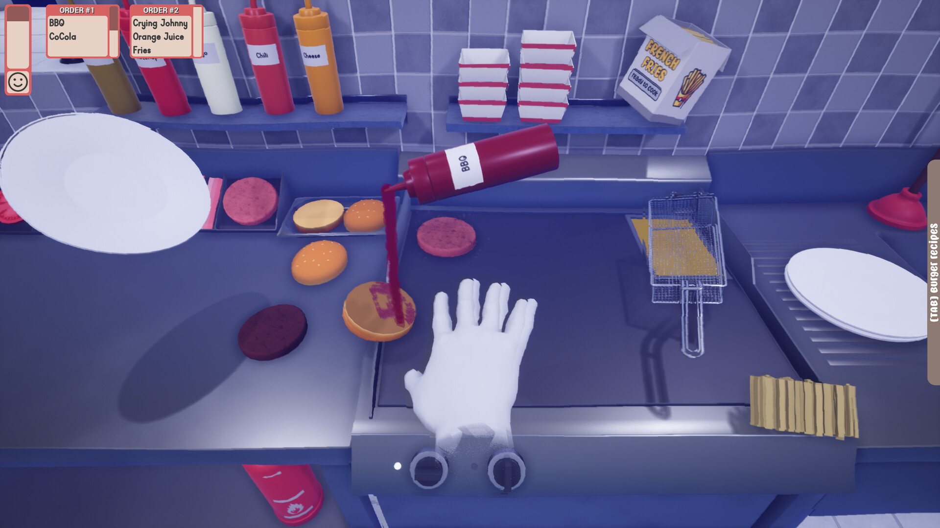 #7. Burger Cooking Simulator (Steam) Podle: Pickle Drugs