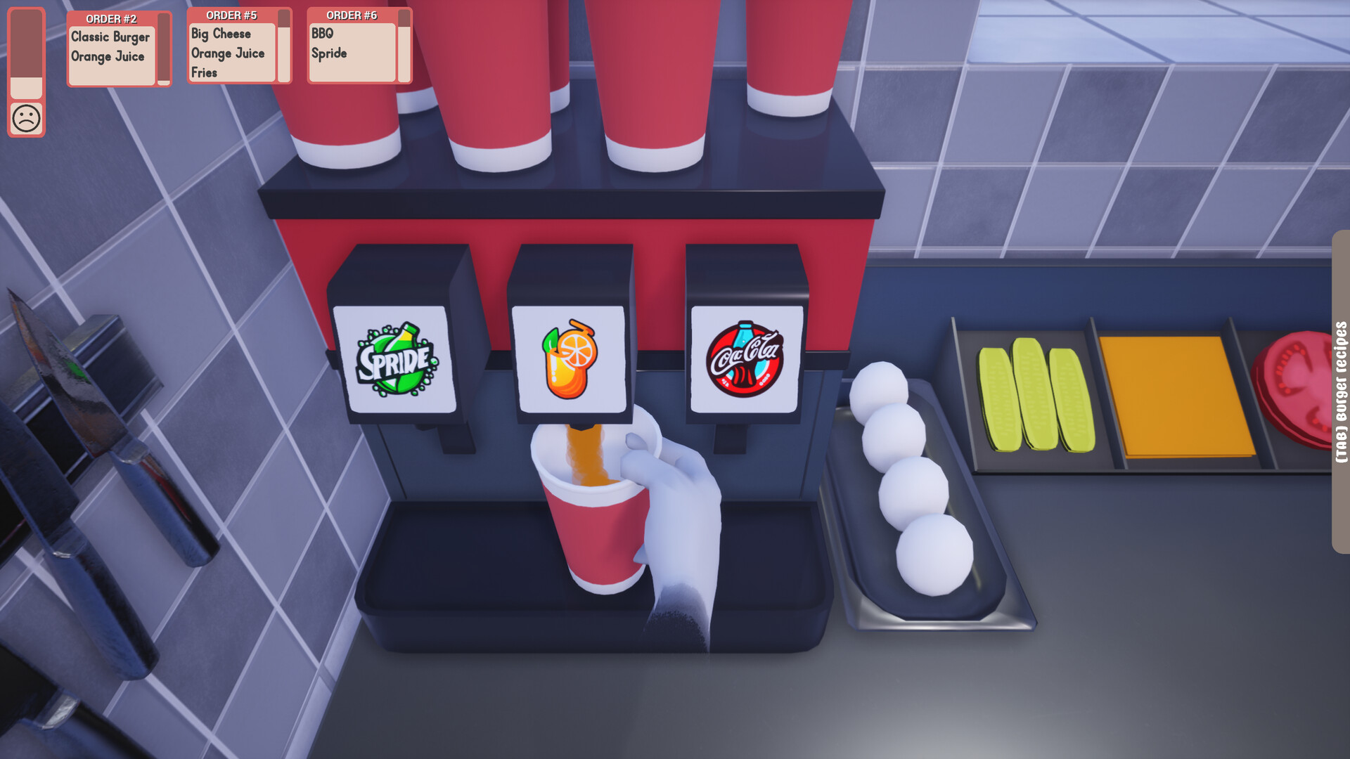 #6. Burger Cooking Simulator (Steam) Podle: Pickle Drugs