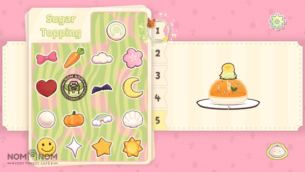 Nom Nom: Cozy Forest Café game for Linux 1