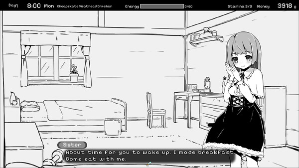 Living With Sister: Monochrome Fantasy — скриншот 1