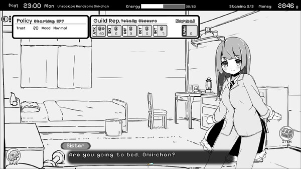 Living With Sister: Monochrome Fantasy — скриншот 4